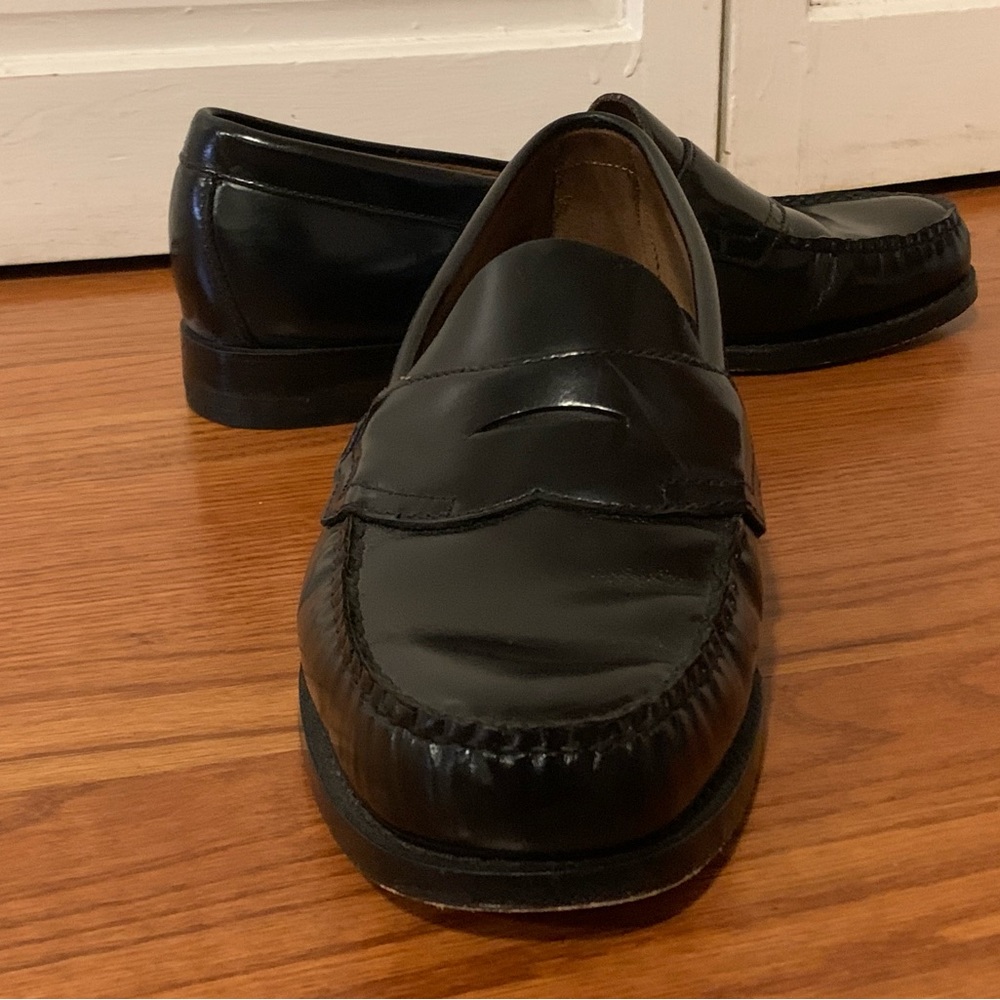 Men’s GH Bass Black Leather Weejun Penny Loafers (10.5D)